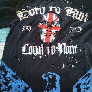 Blac Label XL black blue shirt